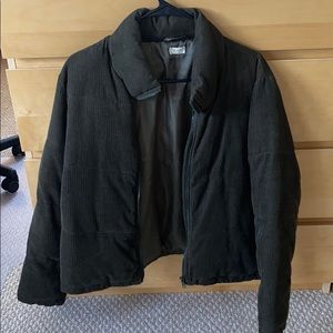 Brandy Melville John Galt Puffer Jacket Green